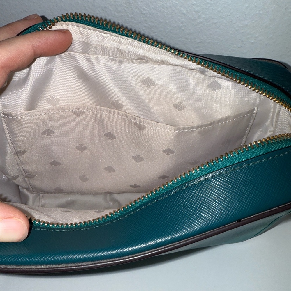 Kate Spade Teal Colorblock Camera Crossbody - Picture 8 of 13